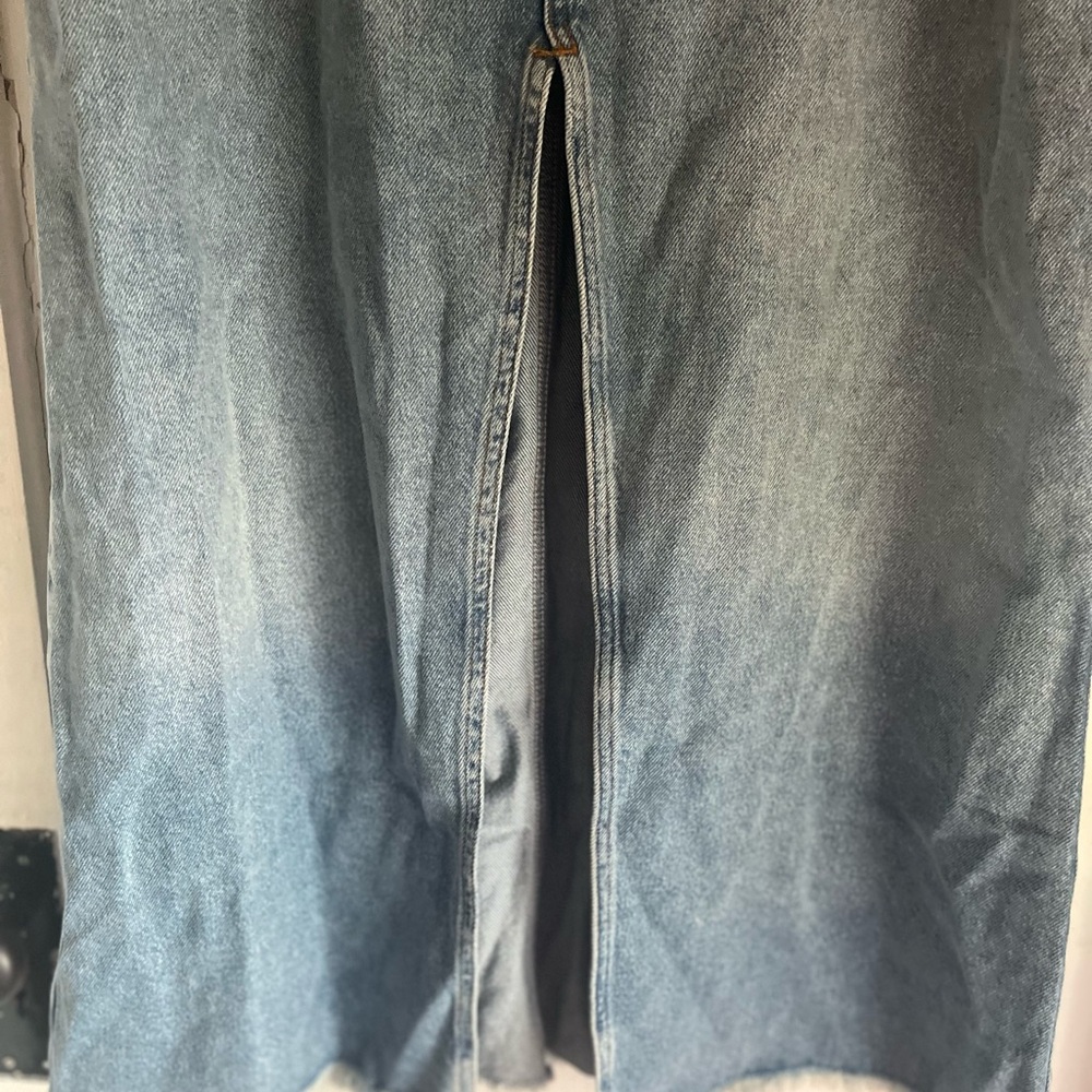 Anthropologie Pilcro Denim Maxi Skirt size 16 - Picture 4 of 9